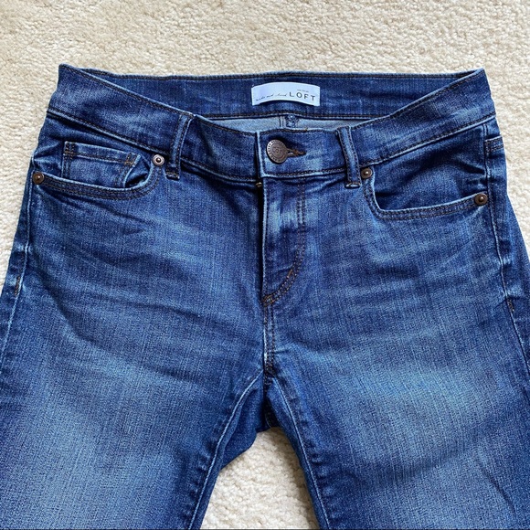 LOFT Modern Straight Medium Wash Jean - Picture 2 of 5